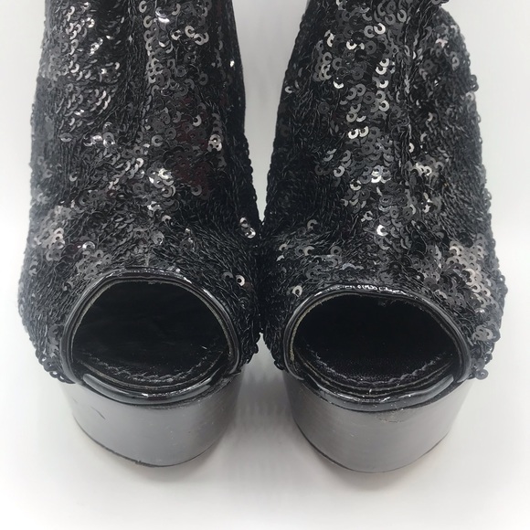 Louis Vuitton Runway Peep Toe Platform Ankle Boots - Picture 8 of 16